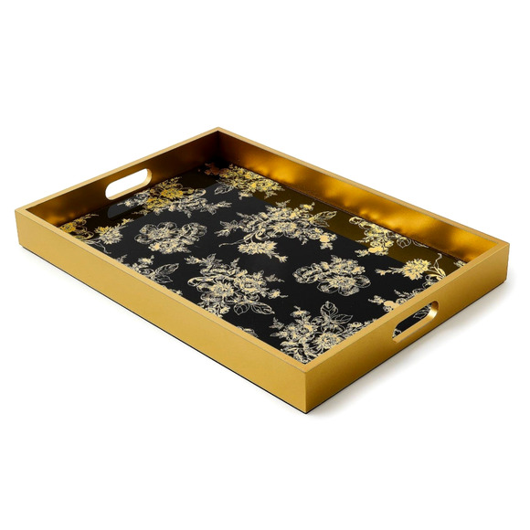 Brand New MacKenzie-Childs Twilight Toile Tray